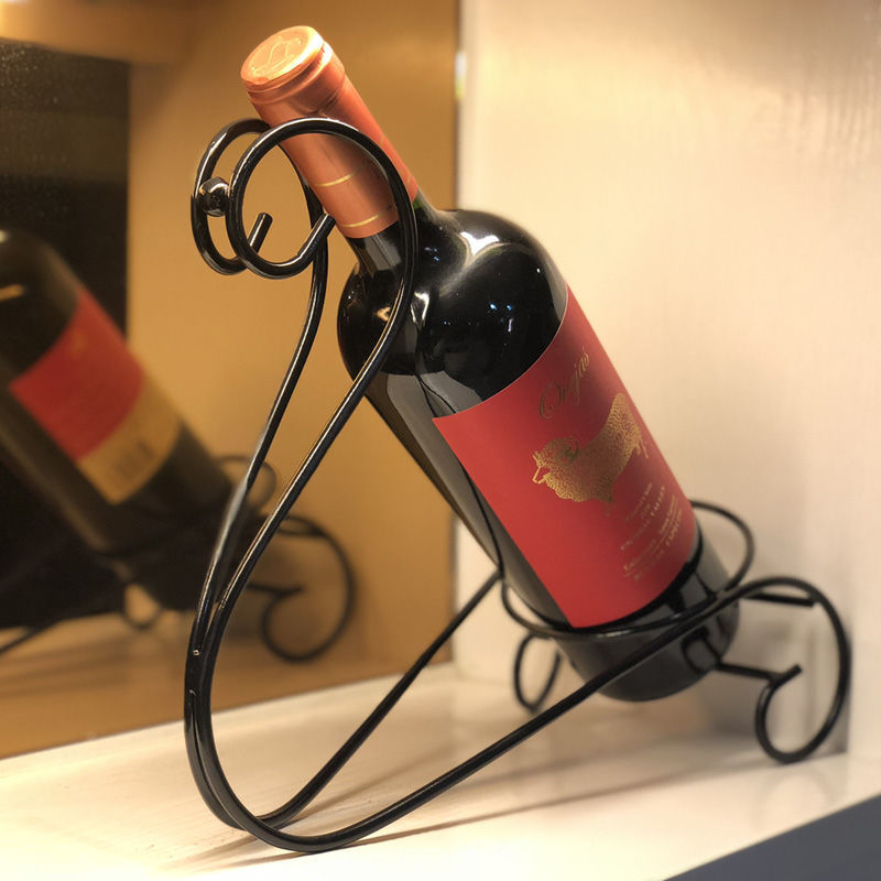 Nordic Modern Simple Living Room Wine Rack Ornaments Home Decorations Wine Rack Creative Iron Wine Cabinet Decoration