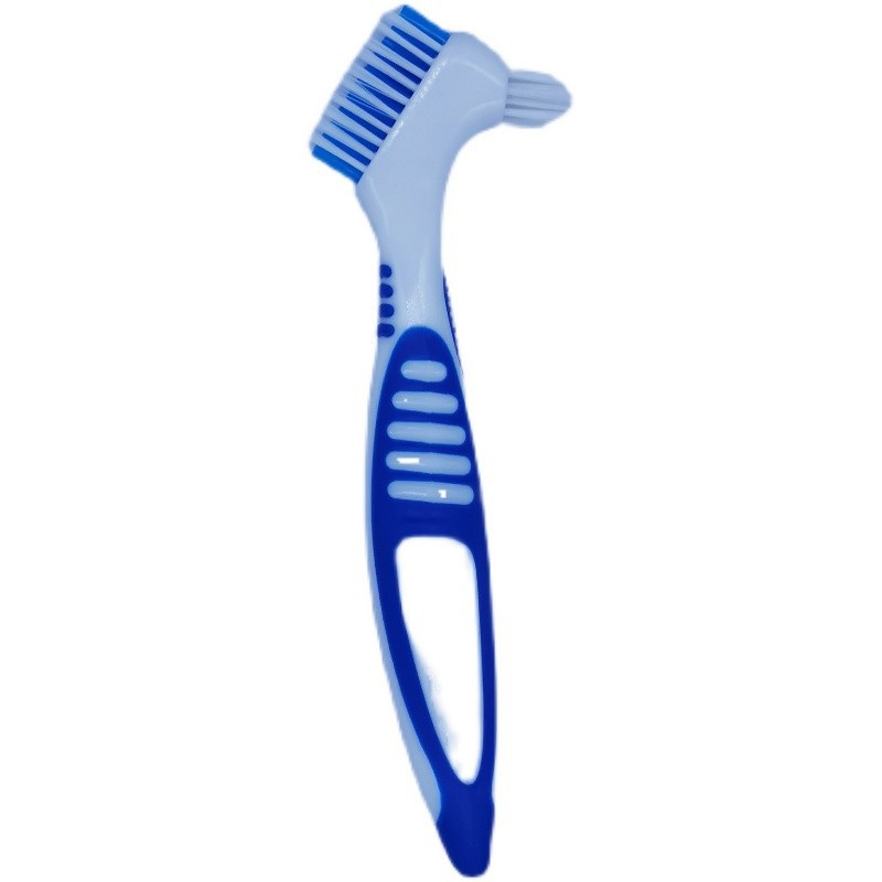 Dentures Toothbrush Cleaning Brush Double Denture Brush Invisible Denture Brush Orthodontic Holder Descaling Brush Old Man Toothbrush