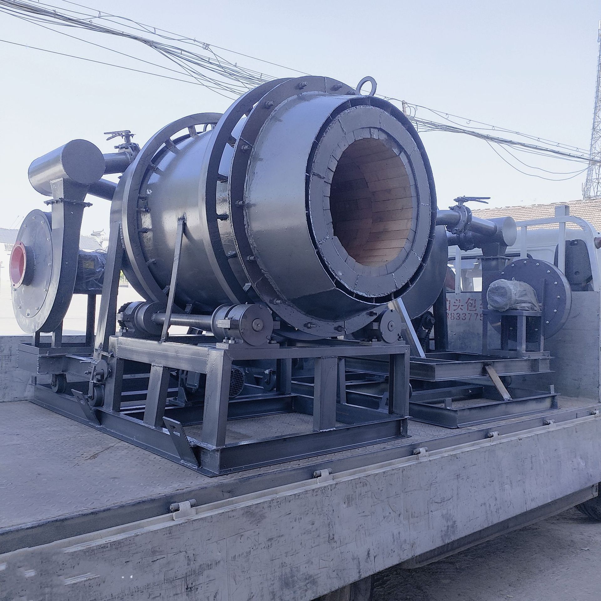 Hongshengda Coal Mill for Drying Sand, Hot Air Furnace, Energy-Saving Coal Pulverization Mixing Station, Coal Spraying Equipment, Honeycomb Coal