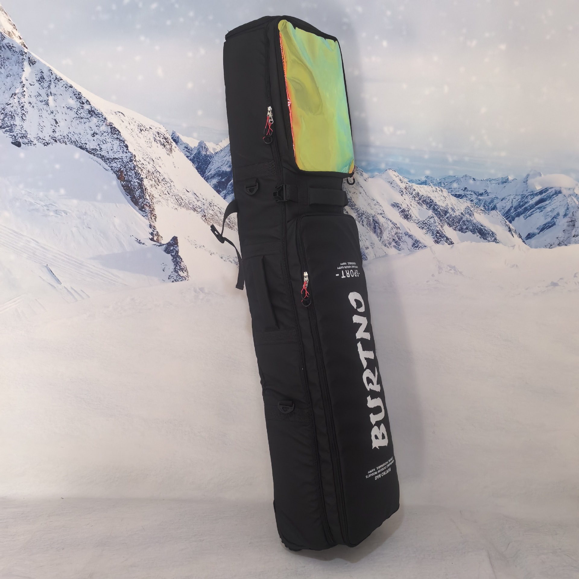 Wheeled ski board bag sub-warehouse snow bag children's ski board bag new single shoulder ski board bag lengthened board bag