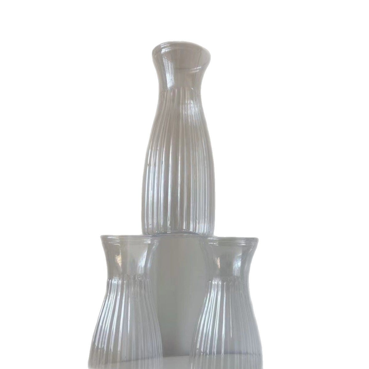 Nordic Style Plastic Vase Modern Simple Creative Drop-resistant Floriculture Desktop Ornaments Flower-arrangement Hydroponic Transparent Vase