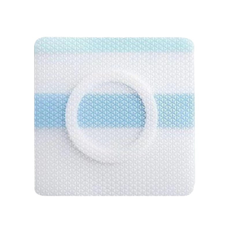 Manufacturer Wholesale Waterproof Silicone Gel Film Transparent Plaster Empty Patch Plus Circle Three-Volt Empty Patch Navel Patch Empty Patch