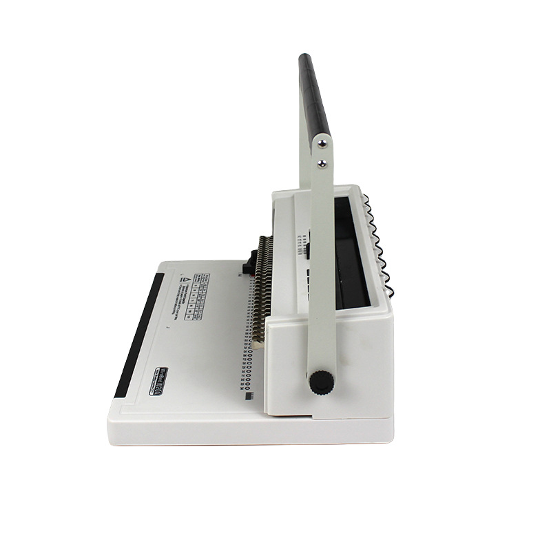 W20A Full Knife Double Line Iron Ring Binding Machine 34 Holes Round Hole A4 Square Hole Punching Machine Album Desk Calendar Wall Calendar Punching