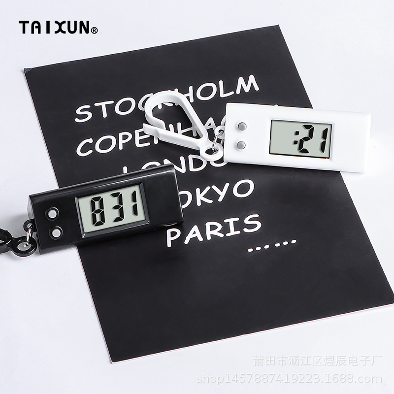 Student Exam Electronic Watches, Men's and Women's Gifts, Small Hanging Watches, Electronic Watches, Keychains, Backpack Hanging Watches, Popular Electronic Watches