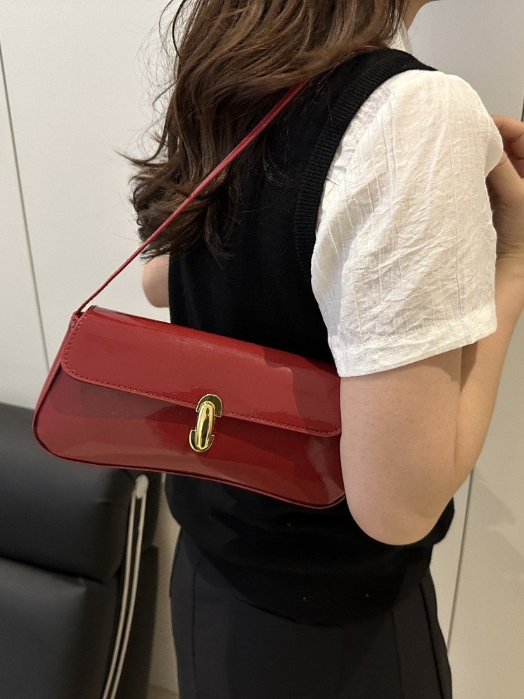 French Niche Bag, Stylish Underarm Bag, Women's Bag, Baguette Bag Wholesale 2025 New Style Satchel Versatile Ins Shoulder Bag