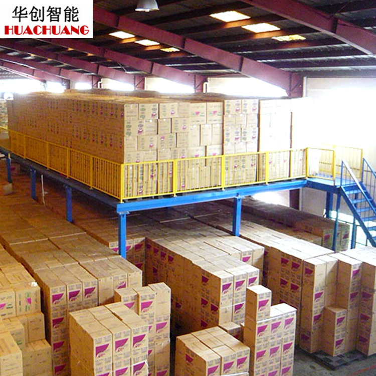 Loft shelf removable warehouse attic platform shelf workshop storage shelf e-commerce workshop second floor steel platform