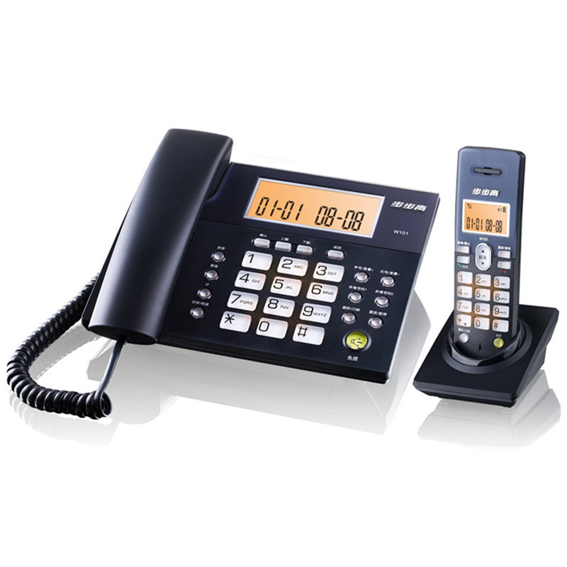 Step by step W101 беспроводной телефон для дома и офиса