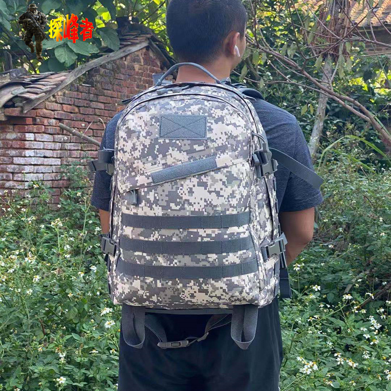 8006 # 600D Tactical Backpack Multifunctional Outdoor Mountaineering Bag Large Capacity Camouflage Backpack