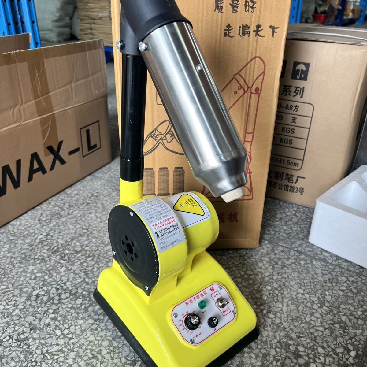 Машина для обдува проводов Weizhi, регулировка температуры, не горячая, машина для обдува проводов для обувной фабрики