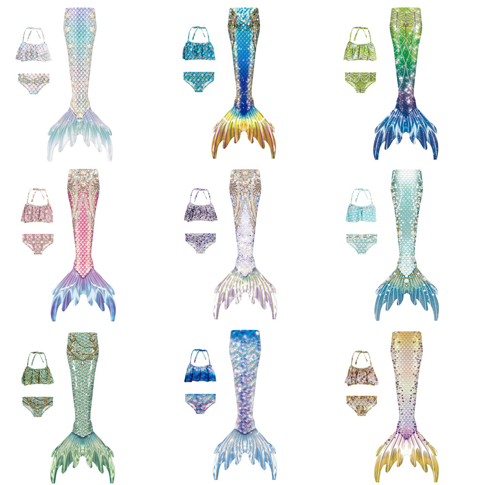 2023 летний новый купальник для взрослых, девичий, русалка, костюм для выступлений