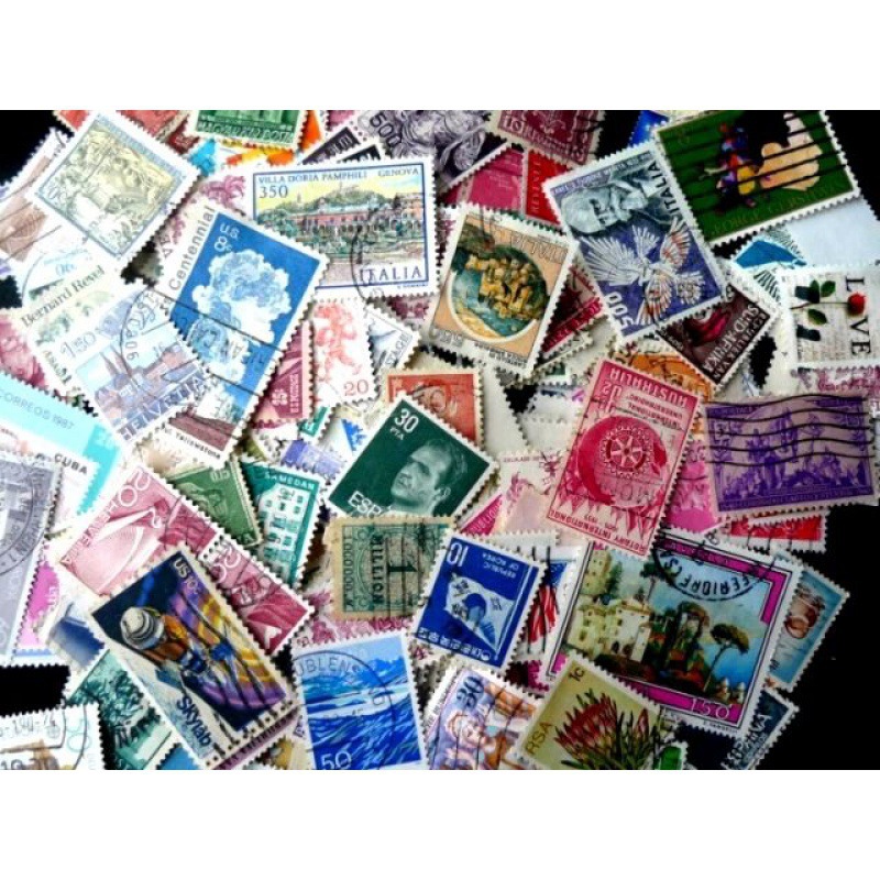 Stamp Foreign Pieces with Different Repeating Plants, Architectural Figures, Paintings, Art, Sports, Transportation, Direct Sales, Yinqin