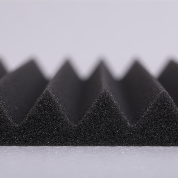 [Manufacturer Wholesale] Triangular Groove Sound-Absorbing Cotton Flame-Retardant Sound-Insulating Cotton Wall Recording Studio Indoor Environmentally Friendly Sound-Insulating Material