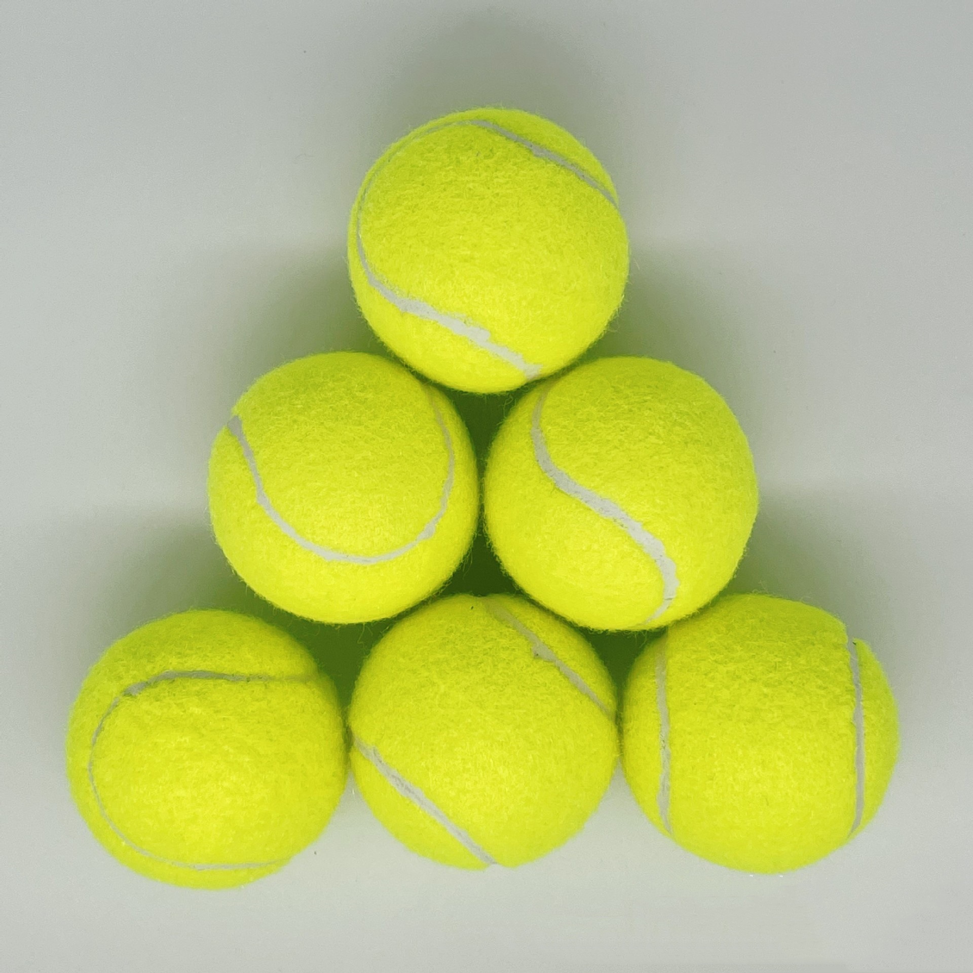 High Elastic and Durable Training Tennis Ball Monochrome Primary Color Tennis Ball High Elastic Tennis Training Ball
