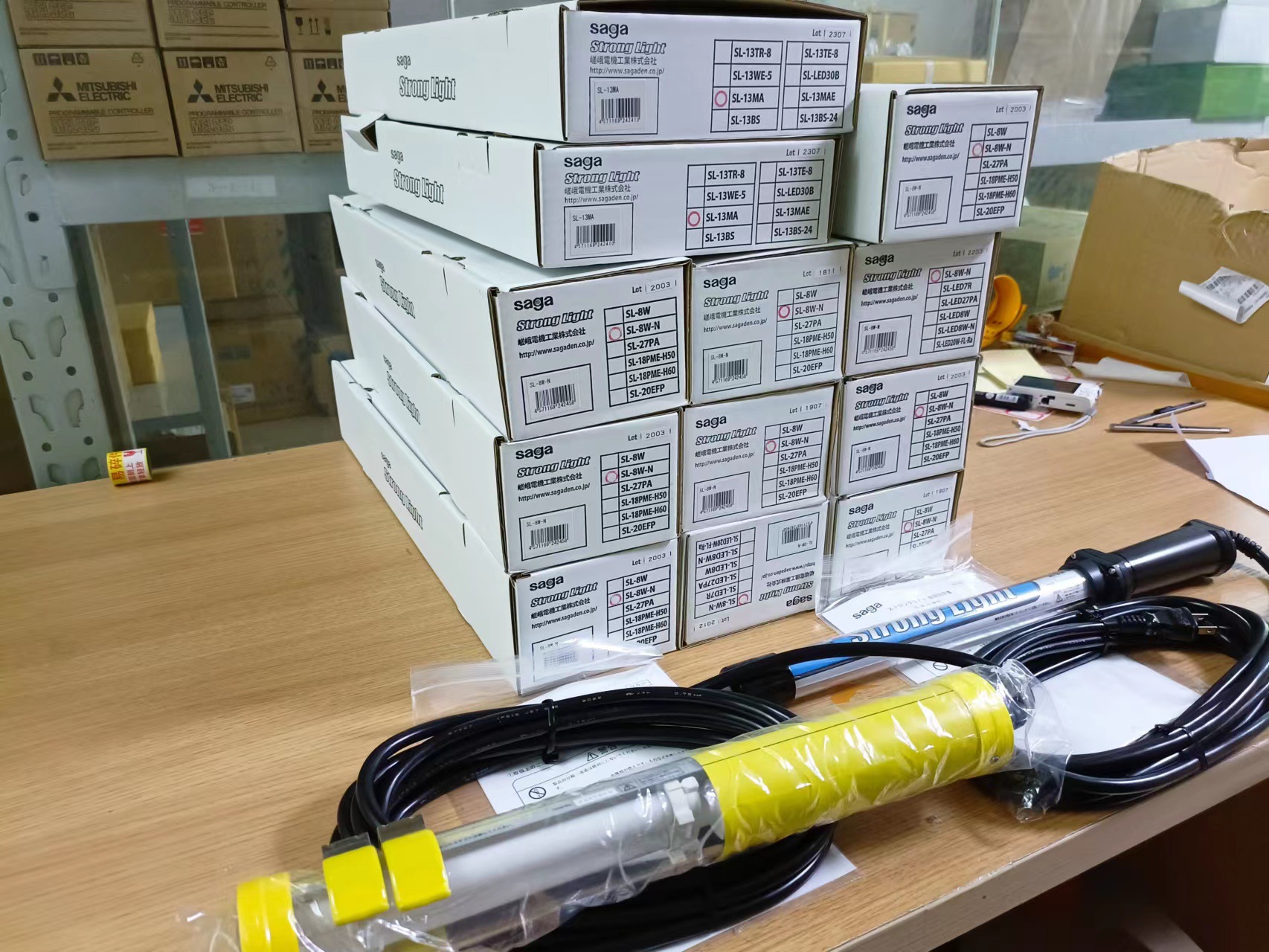 Японская флуоресцентная лампа SAGA SL-13MA, оригинал из Шэньчжэня