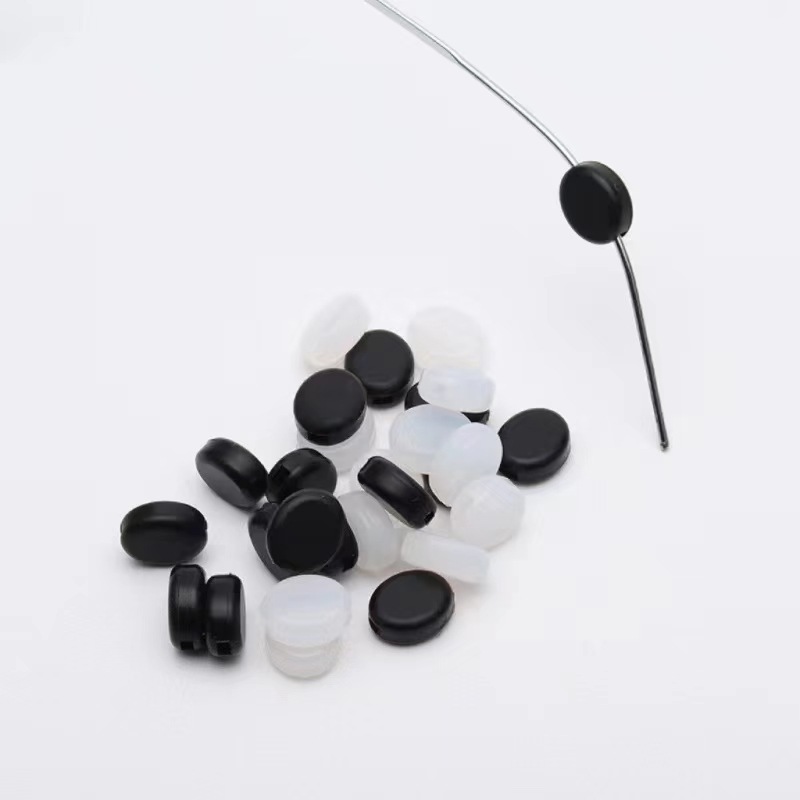 Овальные нескользящие накладки для очков, силиконовые ушные крючки, овальные накладки для очков, противоскользящие накладки