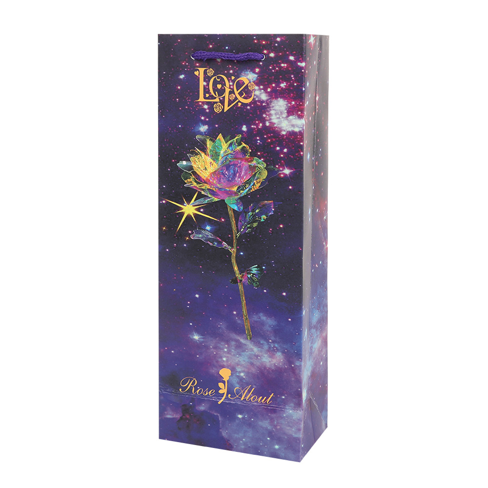 Gold Foil Rose Gift Set Single Gold Foil Artificial Flower Gift Box Teacher's Day Eternal Flower Gift Box