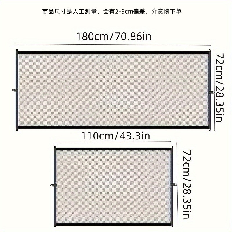 Pet Fence Balcony Cat Isolation Net Dog Fence Indoor Obstacle Safety Protection No Punch Stop Chicken and Duck Net