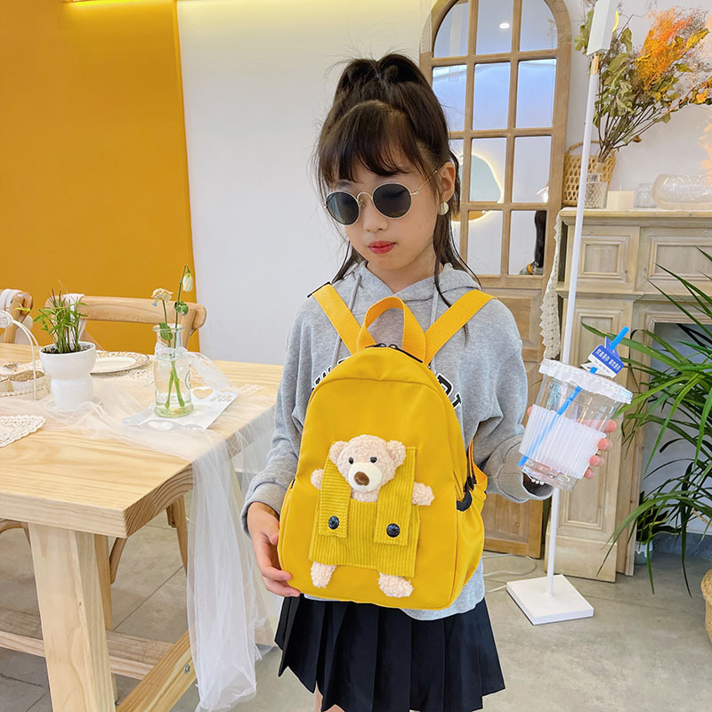 Cute Personality Bear Backpack Children's Funny Kindergarten Schoolbag Children's Backpack