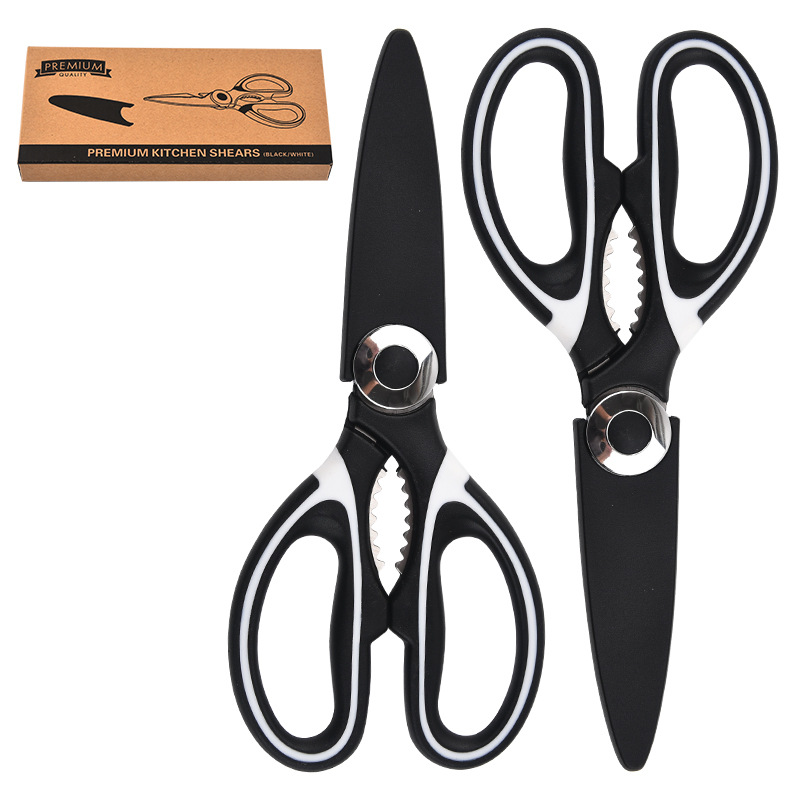 Бытовые многофункциональные ножницы для рыбы и куриных костей, прочные ножницы из нержавеющей стали, ножницы панда для кухни