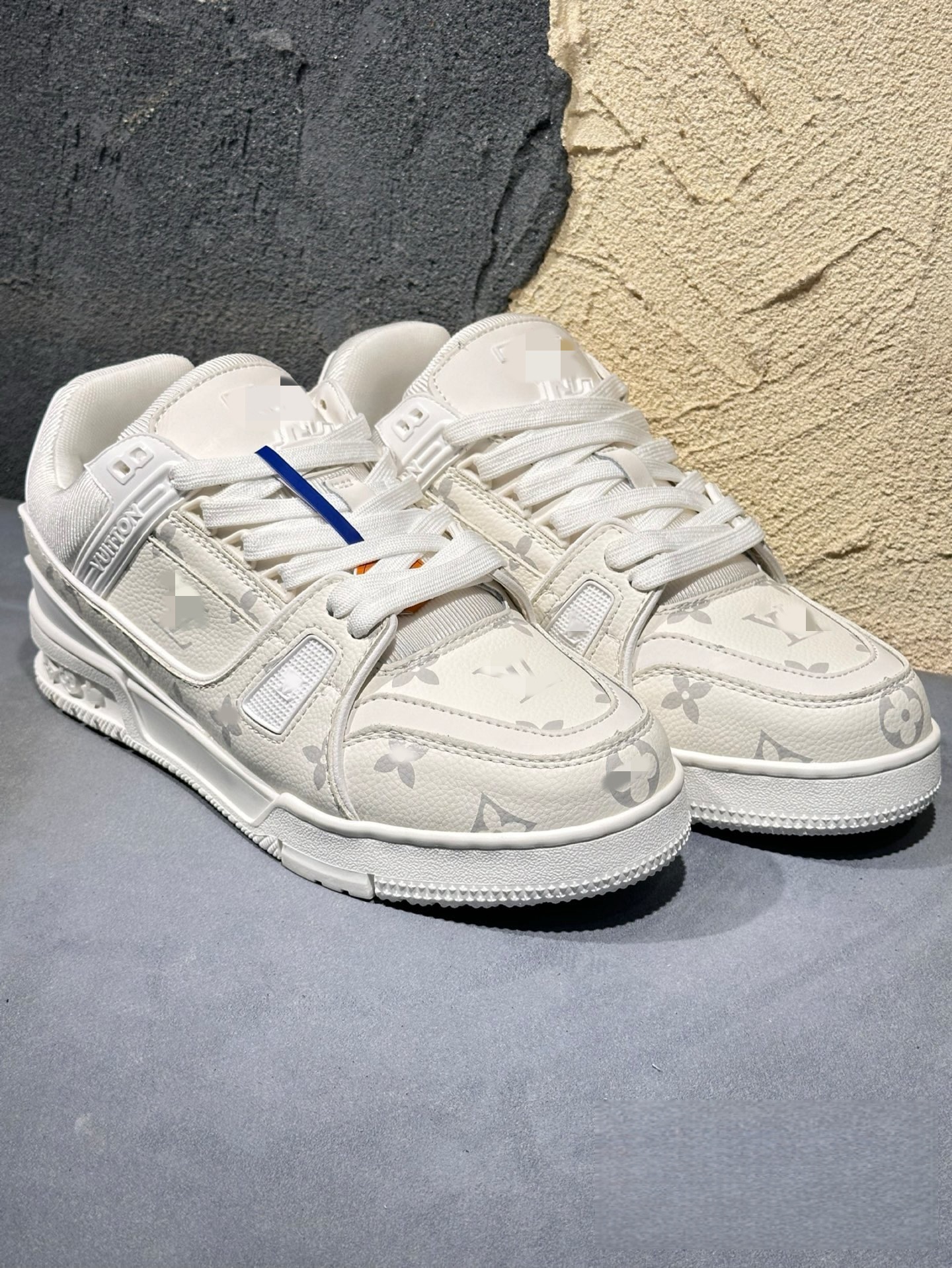 White Cement Trainer Men's Shoes Black Pink Black Denim Versatile Gray Denim Black Warrior Casual Women's Sneakers Donkey