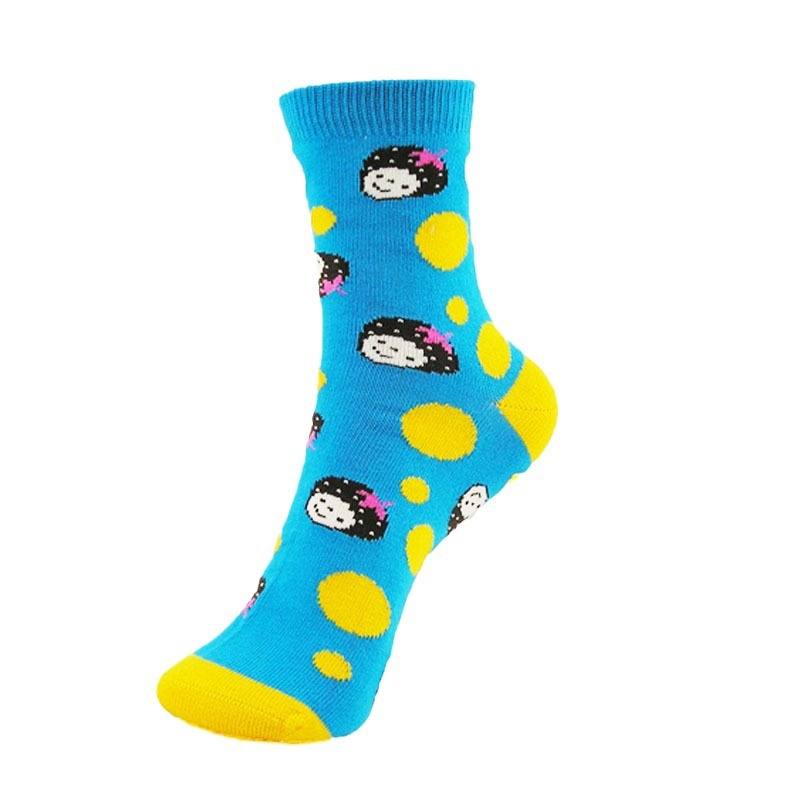 To figure processing custom personalized tide cartoon men's and women's socks small lot custom-made high quality Haining socks fast delivery