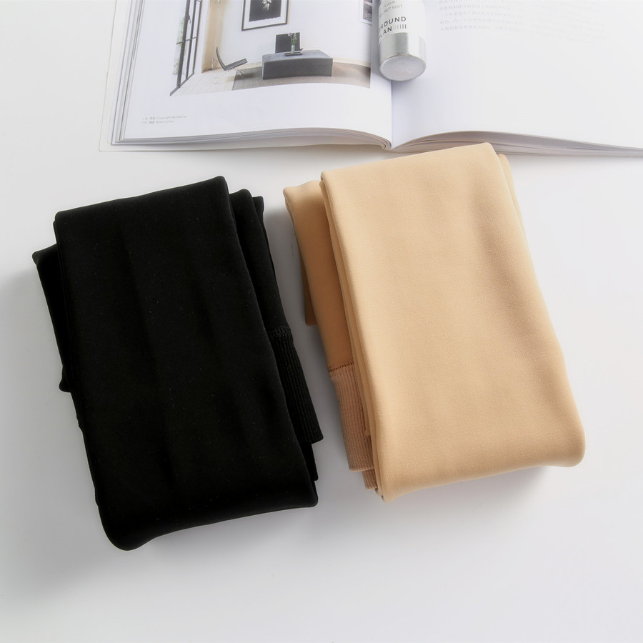 Thickened fleece-lined leggings autumn and winter women's slim light leg pantyhose imitation nylon plus size warm one pants wholesale