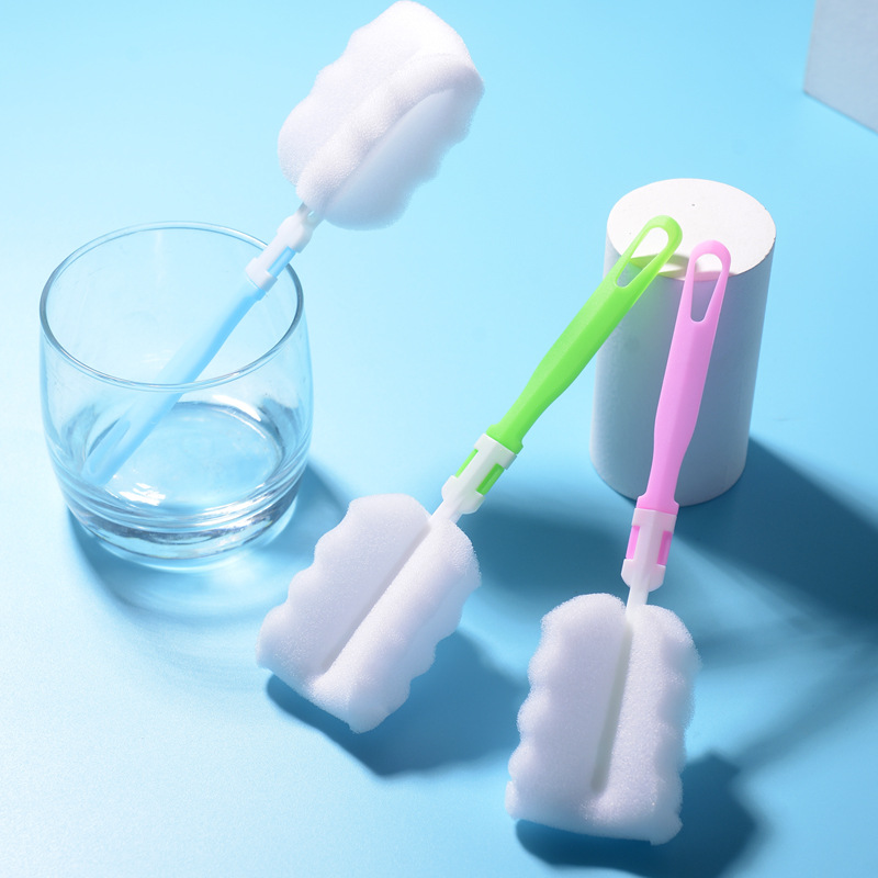 Spot Wholesale Household Brush, Thermos Cup Brush, Bottle Brush, Sponge Cleaning Cup Brush, Kitchen Cleaning Brush