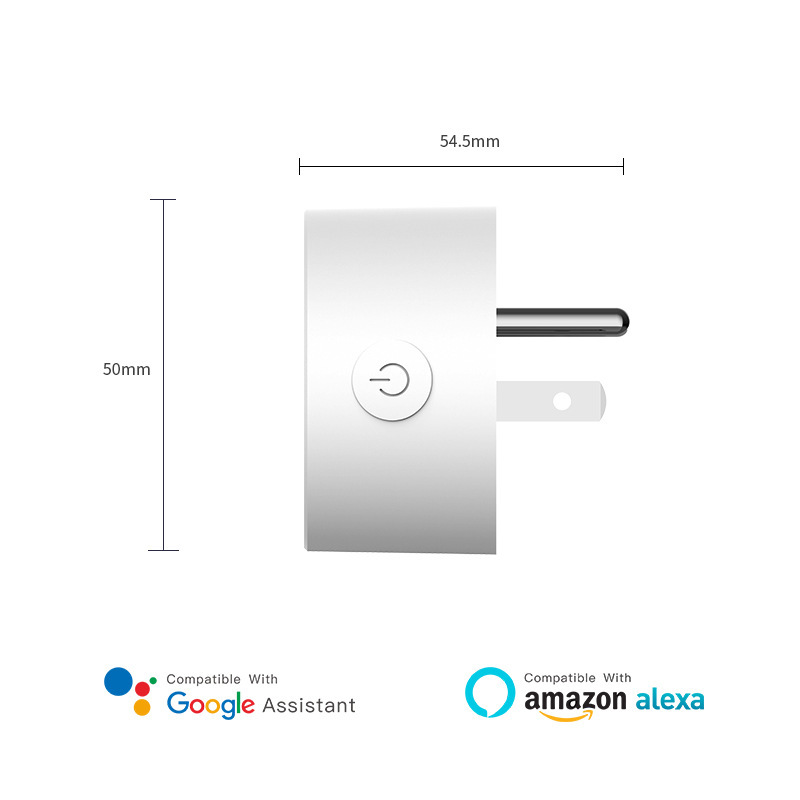 Us Standard Smart Socket App Remote Alexa Voice Timing Delay Cycle Switch 10A Smart Socket Remote