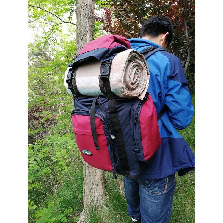 Foreign Trade 100% Wool Swiss Wool Blanket Outdoor Camping Style Single Blanket Warm and Cold-Proof Outdoor Camping Style Blanket