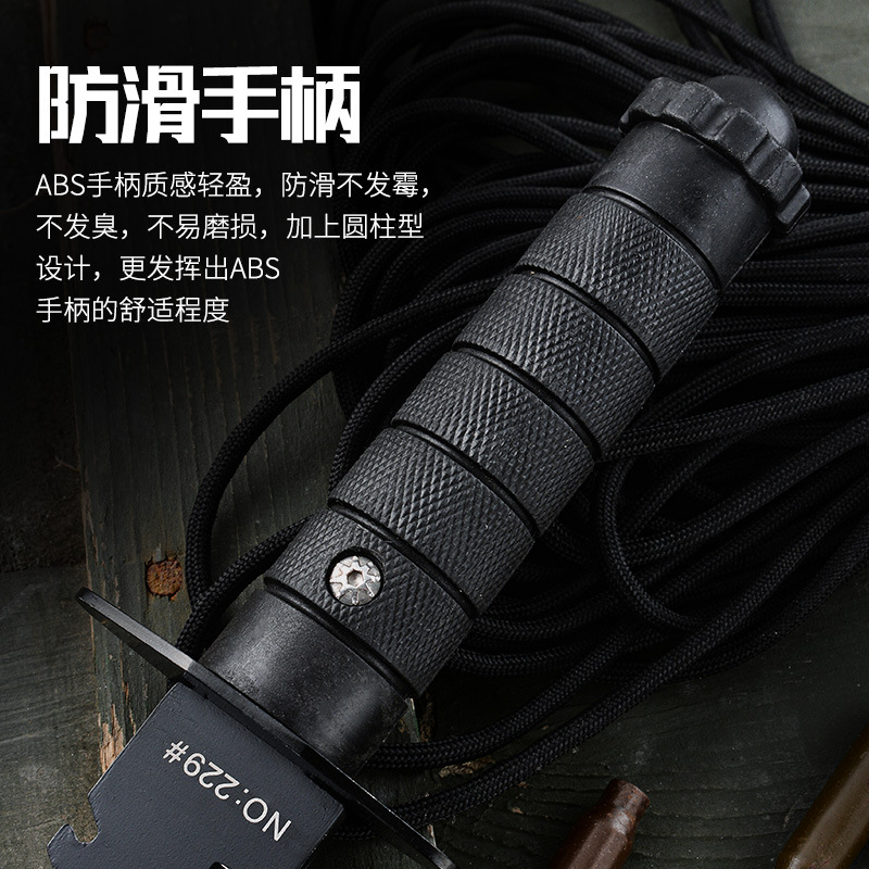 Outdoor High Hardness Multifunctional Knife Stainless Steel Knife Outdoor Camping Knife Wilderness Survival Knife Portable Knife Straight