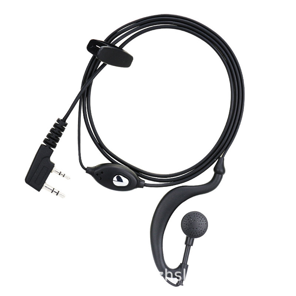 Walkie-Talkie headset ear-mounted headset headset headset noise-reducing air duct walkie-talkie headset