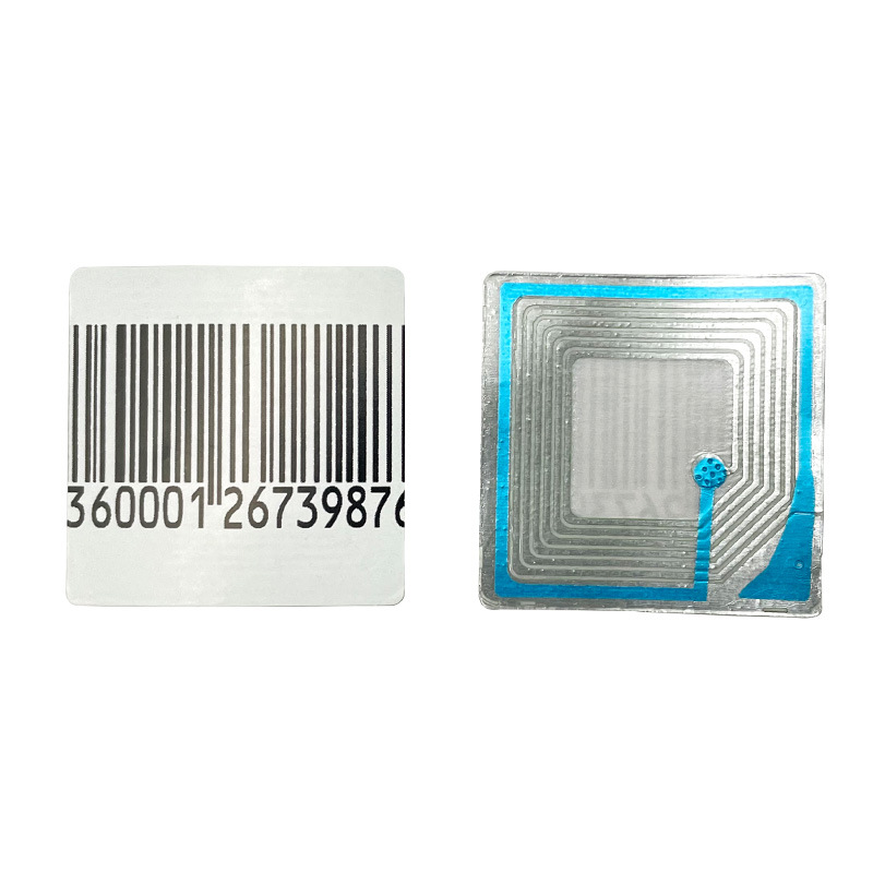40X40MM soft label RF anti-theft label EAS supermarket cosmetics anti-theft stickers various sizes can be printed