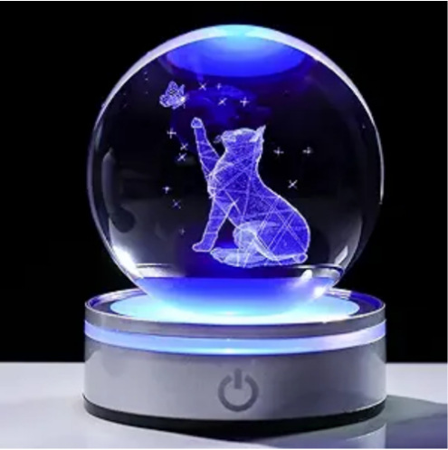 Creative crystal ball nightlight office home desktop decorations small ornaments factory direct cross-border exclusive