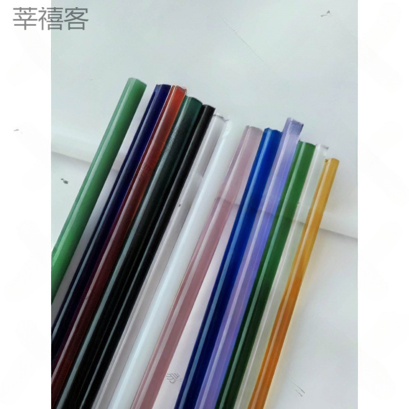 Высокобorosilicate стеклянный пруток глазурованный ламповый стекло может быть обожжено твердым материалом ручная работа DIY сырьё цветной стеклянный пруток твердый