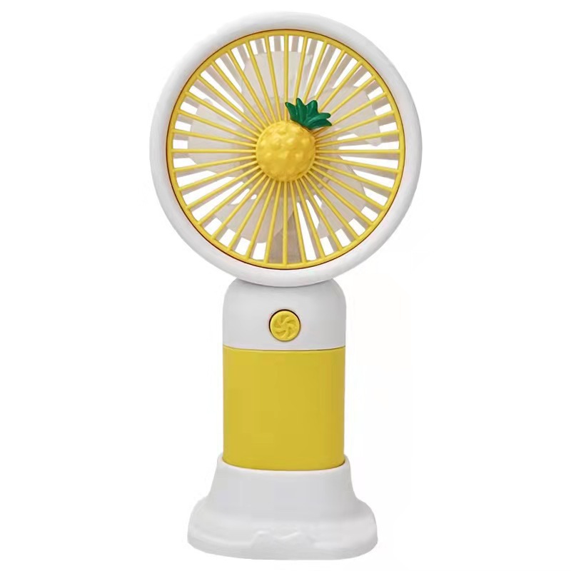 Cross-border explosions hand-held small fan gift gift fruit flower usb portable mini desktop fan wholesale