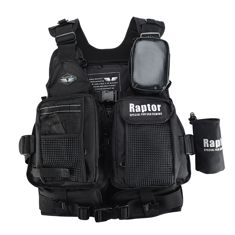Raptor G6 fishing life jacket large buoyancy Luya vest sea fishing vest rock fishing suit multi-functional boat fishing rescue suit