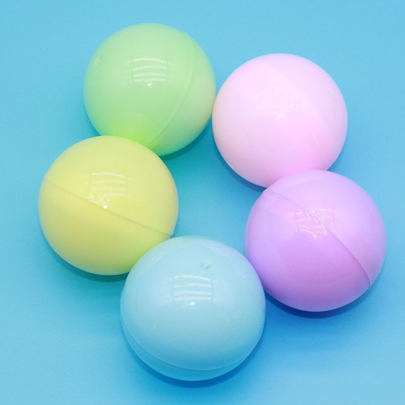 Капсула Гашапон 50мм круглая прозрачная игрушка для детей оптовая макароновая цветная кукла