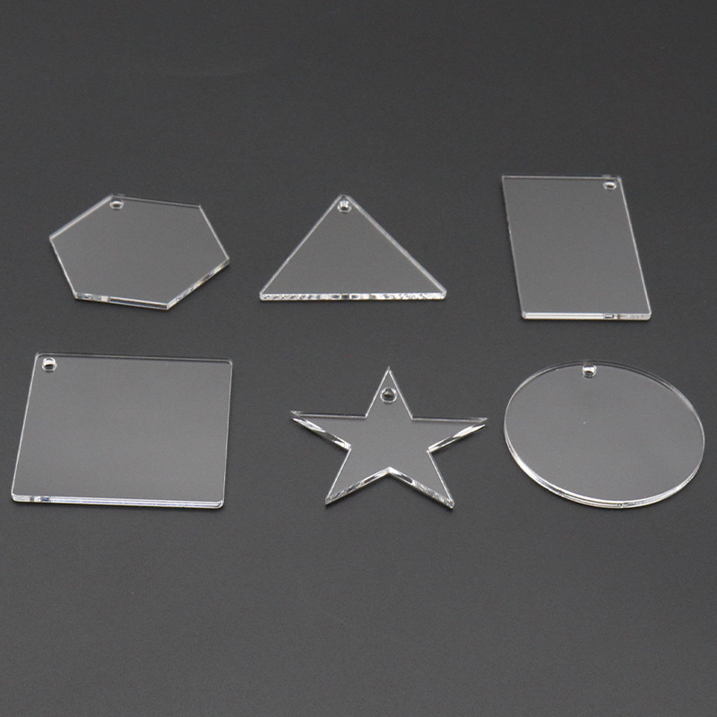 Transparent Acrylic Guka Set Gift Box for Kidsren and Girls Toy Guka Plate Special-Shaped Couple Estimated Card Acrylic Piece