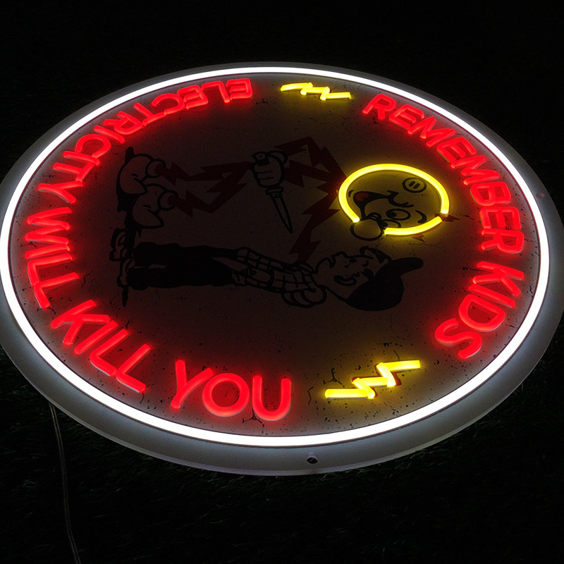 Manufacturers produce led neon theme luminous lights personalized electronic billboards