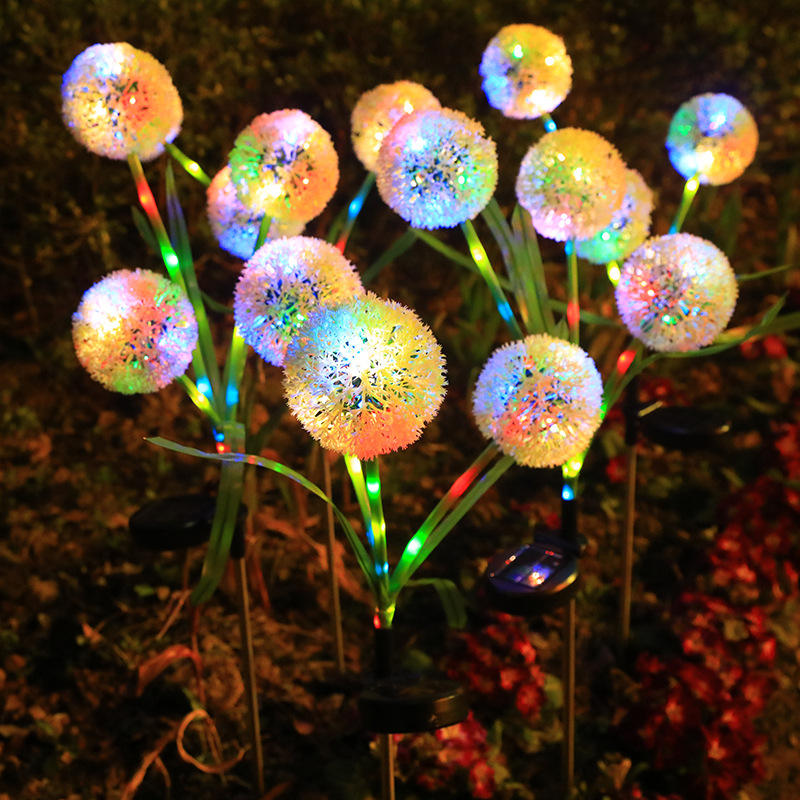 Индивидуальные солнечные светильники для двора, встраиваемые огни для газона, атмосферные огни