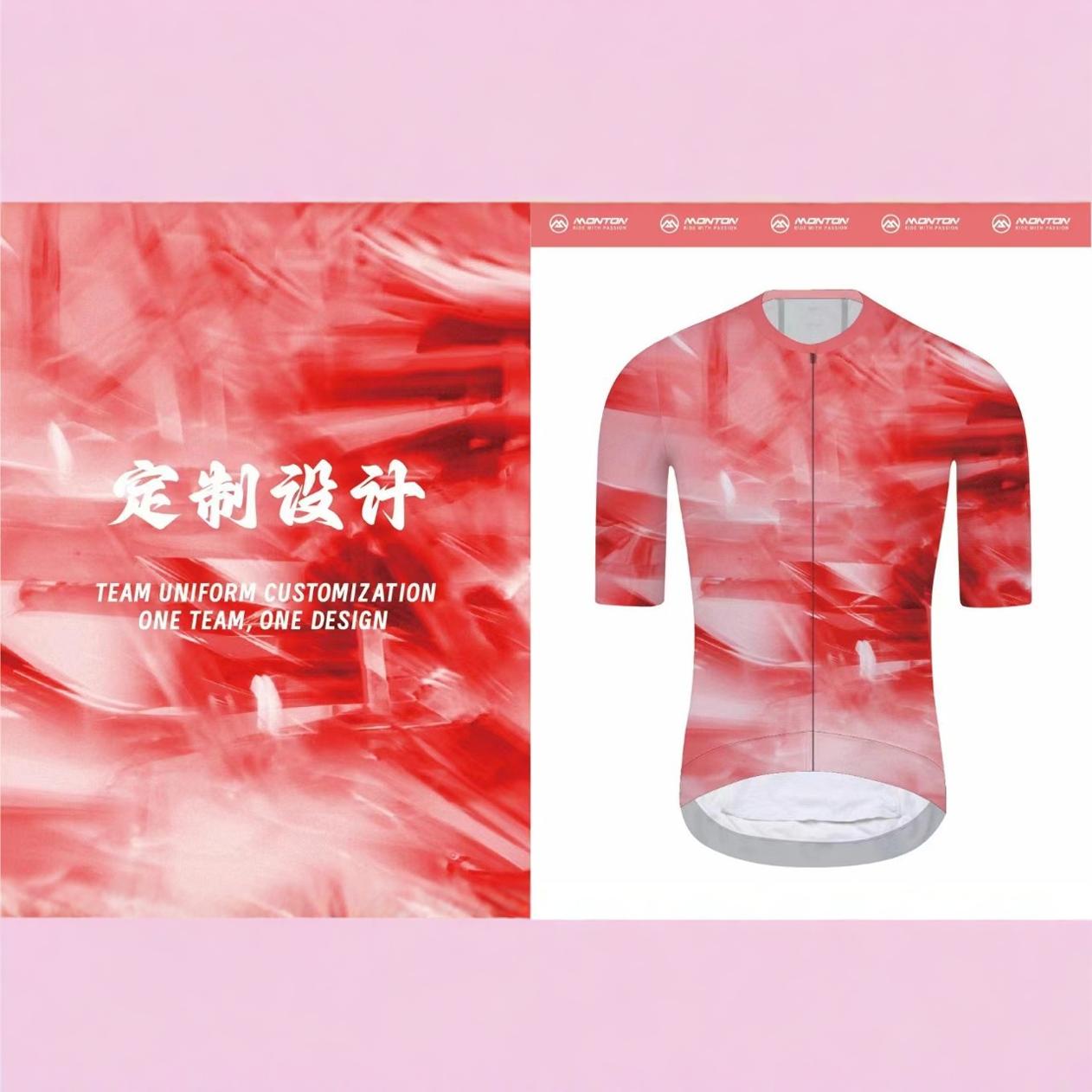 2023 Summer New Men's Clothing Gradient 3D Printing Cool Cycling Jersey Custom Clothing Quick Drying Breathable