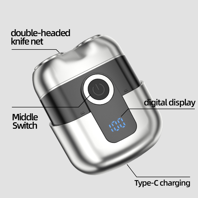 Hot Selling New Electric Shaver Rechargeable Men's Shaver Magnetic Head Mini Portable Washable Shaver