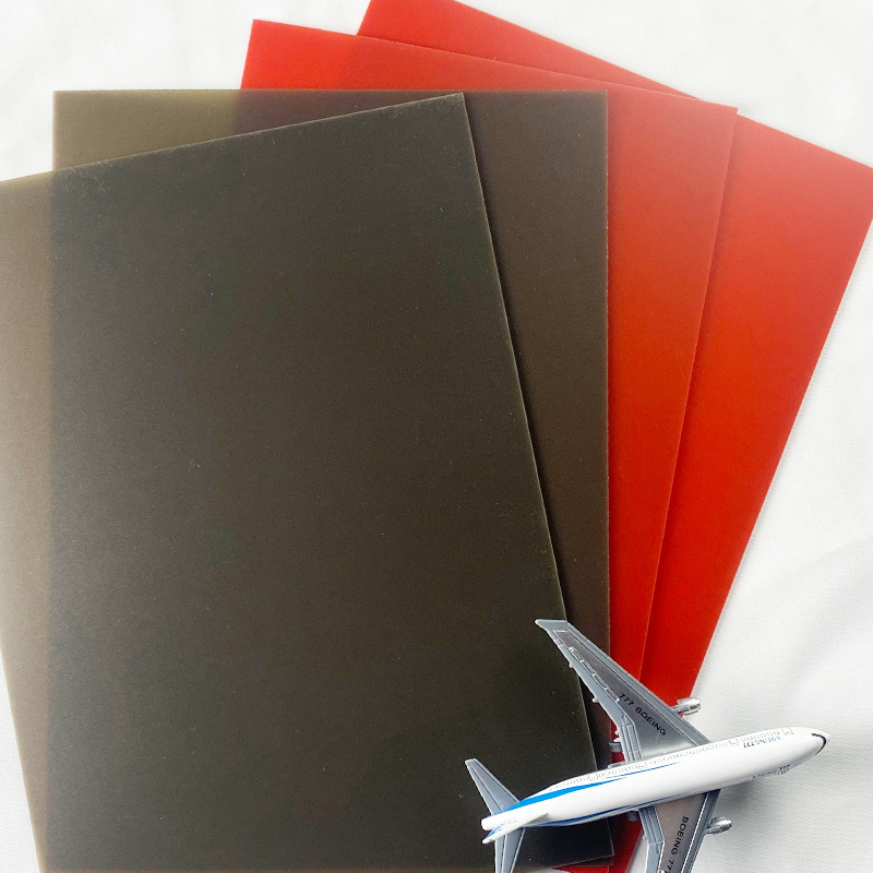 Manufacturer Customized Pp Plastic Material Flame Board Tea Black Plastic Sheet Wine Red Plastic Sheet Colorful Pp Board