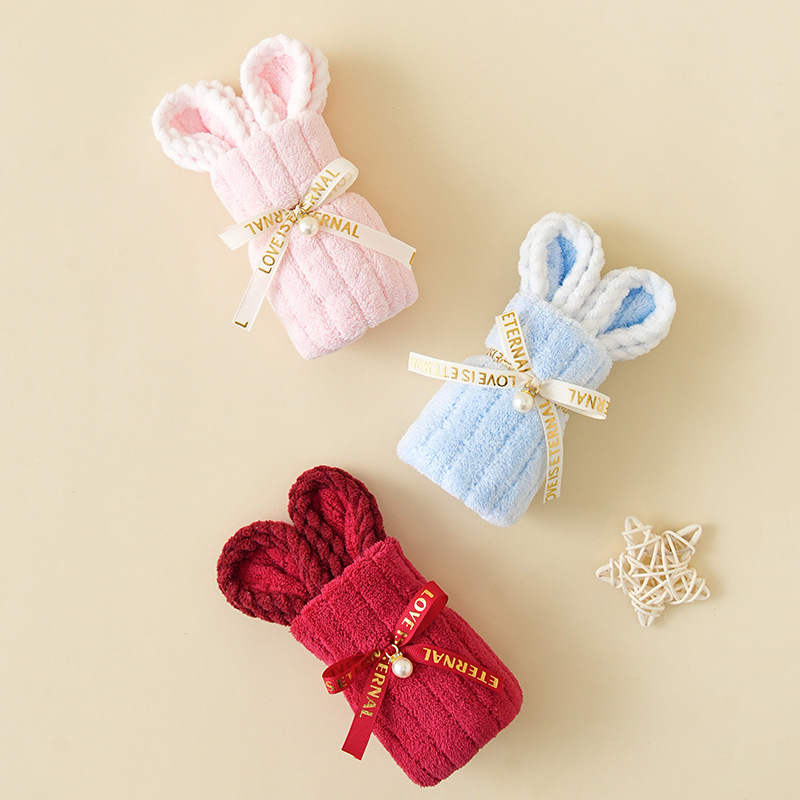 Little Rabbit Towel Souvenir Children's Gift Shop Wholesale New Year's Day Cake Thanksgiving Christmas Gift