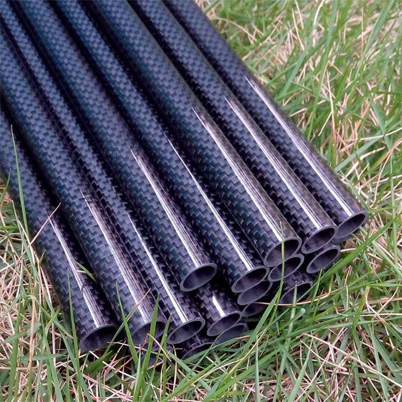 Carbon Fiber Tube High Strength High Performance Carbon Fiber Round Tube Manufacturer Direct Sales Drone Bracket Headlight Carbon Fiber