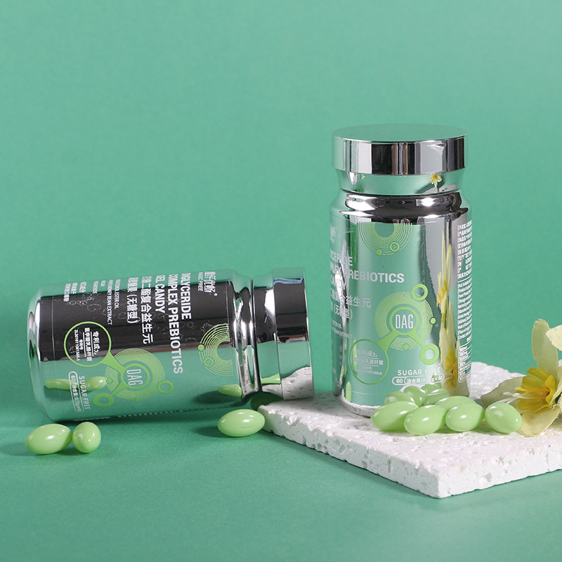 Live Broadcast Popular Product Diglyceride Complex Prebiotic Mct White Kidney Bean Inulin Blocking Dietary Fiber Gel Candy