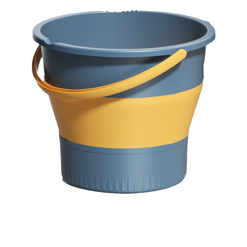 Folding Bucket Outdoor Fishing Bucket Large small size Car Travel Car Washing Bucket Household Portable Thickened Portable Plastic Bucket