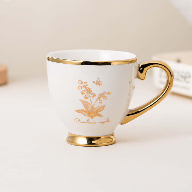 Креативная легкая роскошная керамическая кружка для дома и офиса, для чая и кофе, сувенирная кружка