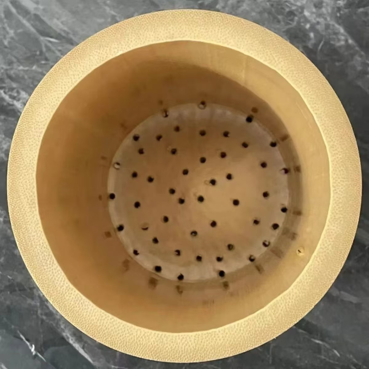Bamboo Steaming Rice Bucket, Handmade Steaming Bucket with Lid, Traditional Household Commercial Circulating Steaming Rice Bucket, Natural Bamboo Tube