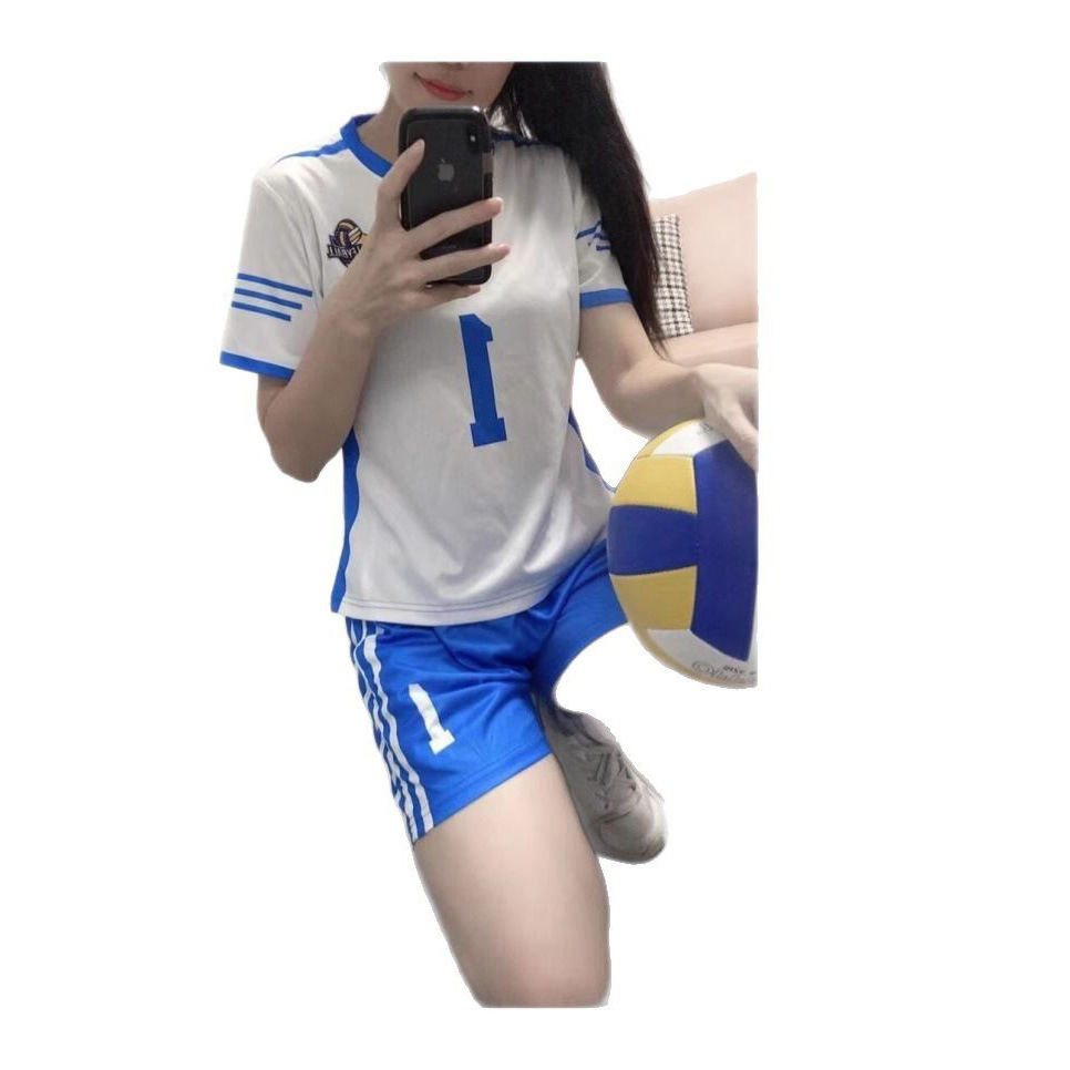 Manufacturers Customized Volleyball Uniform Team Uniform Training Uniform suit Customized College Women's Men's Short Sleeve Competition Sportswear Volleyball Uniform